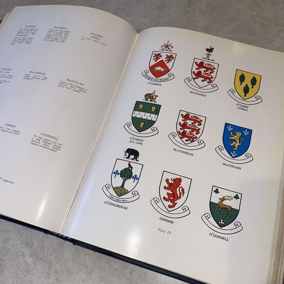 Irish Families Book MACLYSAGHT Names ORIGINS Arms Genealogy 1957 Vtg - Picture 14 of 15
